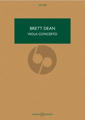 Dean Concerto for Viola and Orchestra (Study Score)