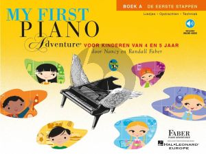 Faber My First Piano Adventure Boek A De eerste Stappen (Ned.) (Boek met Audio online)