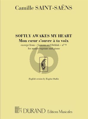 Saint saens Ma coeur s'ouvre a ta voix / Softly Awakens my heart from Samson et Delilah - Mezzo-Soprano and Piano (English/French)