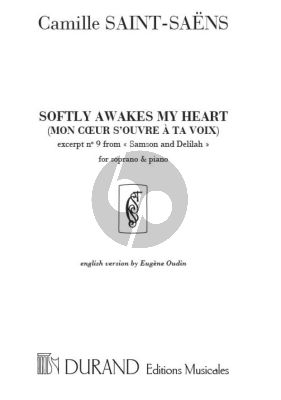 Saint Saens Ma coeur s'ouvre a ta voix / Softly Awakens my heart from Samson et Delilah - Soprano and Piano (English/French)