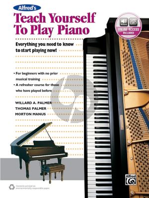 Palmer Plamer Manus Teach Yourself to Play Piano - Everything You Need to Know to Start Playing Now! - Book with Audio Online