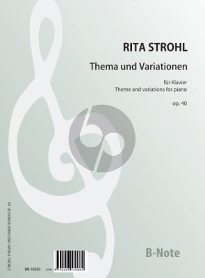 Strohl Theme und Variationen Op. 40 Klavier