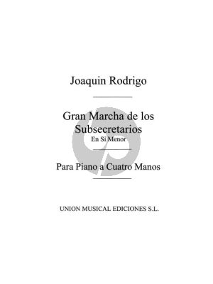 Gran Marcha de los Subsecretarios Piano 4 hds