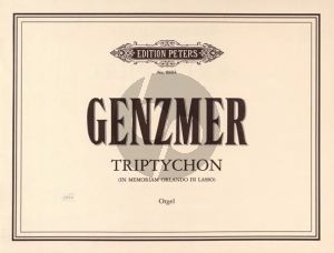 Genzmer Triptychon in mem. Orlando di Lasso GeWV 408 Orgel (1993)