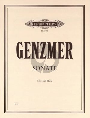 Genzmer Sonate Flöte und Harfe