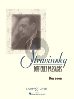 Strawinsky Difficult Passages for Bassoon (edited by Frank A. Morelli)