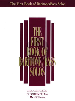 Album First Book of Baritone-Bass Solos (compiled by Joan Frey Boytim)