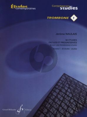 Naulais 50 Etudes Faciles & Progressives Vol. 1 Trombone (25 Etudes)