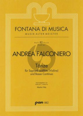 Falconiero Tänze Sopranblockflöte[Violine]-Bc (Martin Nitz)