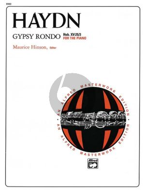 Haydn Gypsy Rondo Hob.XV:25 / 3 for Piano Solo (Edited by Maurice Hinson)
