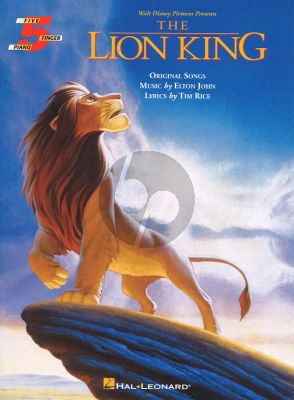 Rice J. Lion King 5 finger piano (Walt Disney Pictures) (very easy)