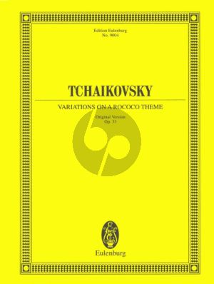 Variations on a Rococo Theme for Cello and Orchestra