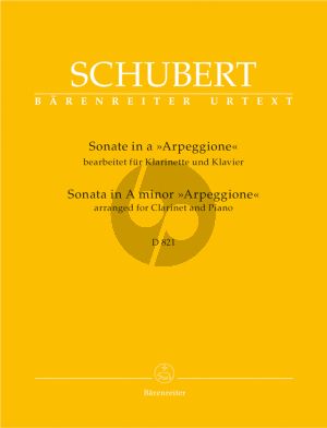 Schubert Sonate Arpeggione a-moll D.821 Klarinette und Klavier (Douglas Woodfull-Harris)