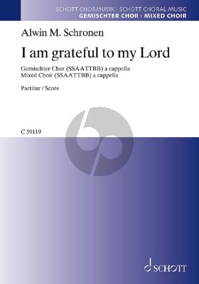 I am grateful to my Lord