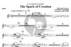 The Spark of Creation (from Children of Eden) - Oboe