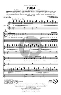 Pulled (from The Addams Family) (arr. Ed Lojeski)