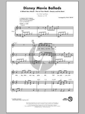 Disney Movie Ballads (Medley) (arr. Mac Huff)