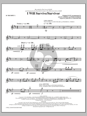 I Will Survive/Survivor (arr. Mark Brymer) - Bb Trumpet 1