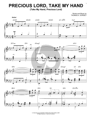 Precious Lord, Take My Hand (Take My Hand, Precious Lord) [Jazz version] (arr. Brent Edstrom)