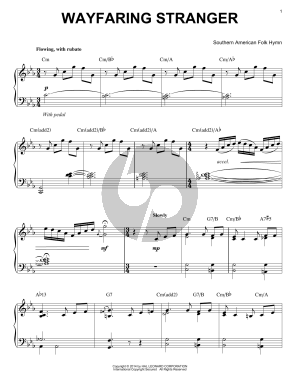 Wayfaring Stranger [Jazz version] (arr. Brent Edstrom)