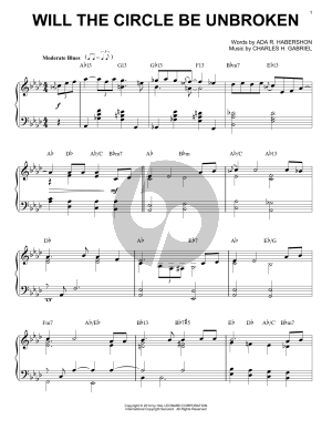 Will The Circle Be Unbroken [Jazz version] (arr. Brent Edstrom)