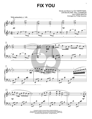 Fix You [Classical version] (arr. Phillip Keveren)