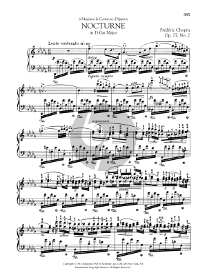 Nocturne in D-flat Major, Op. 27, No. 2