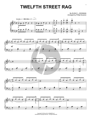 Twelfth Street Rag [Jazz version] (arr. Phillip Keveren)