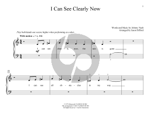 I Can See Clearly Now (arr. Jason Sifford)