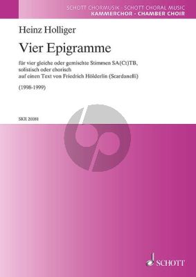 Vier Epigramme