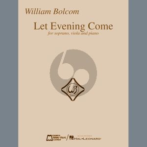 Let Evening Come (for soprano, viola and piano)