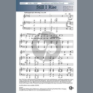 Still I Rise (arr. William and Rosephanye Powell)