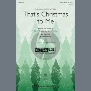 That's Christmas To Me (arr. Audrey Snyder)