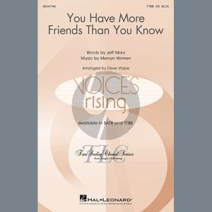 You Have More Friends Than You Know (arr. Dave Volpe)
