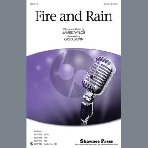 Fire And Rain (arr. Greg Gilpin)