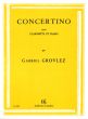 Grovlez Concertino Clarinette et Piano (grade 4)