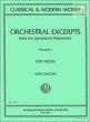 Orchestral Excerpts from the Symphonic repertoire Vol.1 Violin