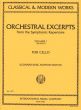 Album Orchestral Excerpts Vol.1 for Violoncello (edited by Leonard Rose and Nathan Stutch)