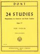 Dont 24 Studies Op. 37 for Violin (Preparatory to Kreutzer & Rode) (Ivan Galamian)