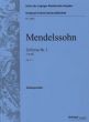 Mendelssohn Symphony No.1 in C minor Op.11 MWV N 13 Study Score (Edited by Ralf Wehner) (Urtext based on the Leipzig Mendelssohn Complete Edition)