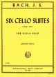 Bach 6 Suites for Viola Solo (orig. Violoncello) (arranged by Leonard Davis) (IMC)