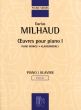 Milhaud Oeuvres pour Piano Vol.1 (Urtext)