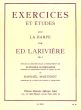 Lariviere Exercises et Etudes Op. 9 Harpe (Martenot-Hasselmans)