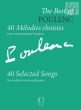 The Best of Poulenc Medium Voice and Piano (40 Selected Songs)