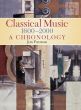 Classical Music 1600 - 2000 (A Chronology)