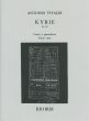 Vivaldi Kyrie RV 587 Double Mixed Choirs-2 String Orchestras-Bc Vocal Score (edited by Antonio Degrada)