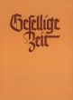 Gesellige Zeit Vol.1 SATB (ed. Walther Lipphardt)