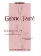 Faure Sicilienne Op.78 Violin or Viola and Piano (edited by Roy Howat) (grade 6)