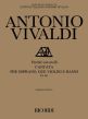 Vivaldi Perche Son Molli RV 681 Soprano-2 Violins- Basso (Score) (edited by Francesco Degrada)