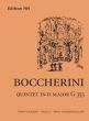 Boccherini Quintet D-major G. 353 Op. 43 No. 1 2 Violins-Viola and 2 Violoncellos (Score/Parts) (edited by Keith Pascoe)